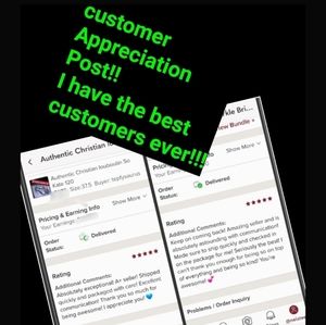 - 5⭐ Seller Because Of You!